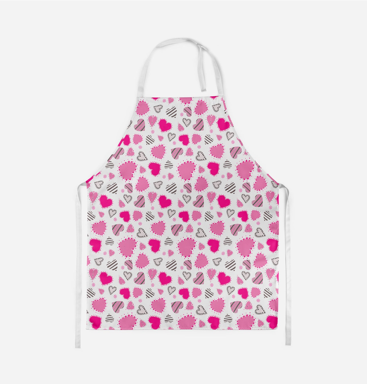 Hearts swirls II Adult Apron