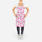 Hearts swirls II Adult Apron