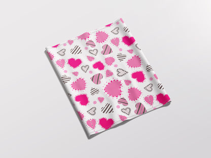 Hearts swirls II - Adult Snood