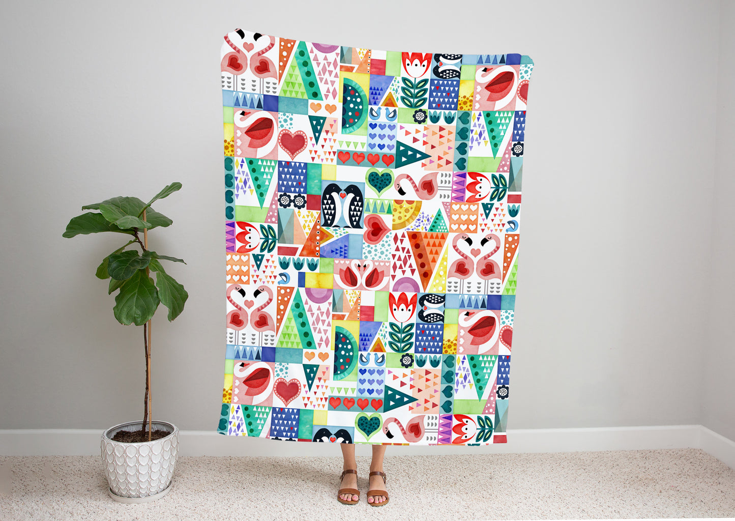 Love birds - Blanket