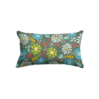 Geometric Floral- Rectangle Cushion