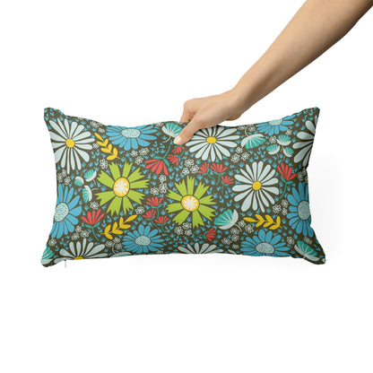 Geometric Floral- Rectangle Cushion
