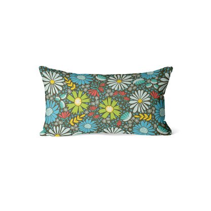 Geometric Floral- Rectangle Cushion