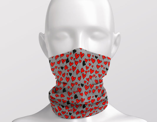 Black hearts looking for love - Adult Snood