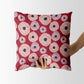 Suave flowers II Square Cushion