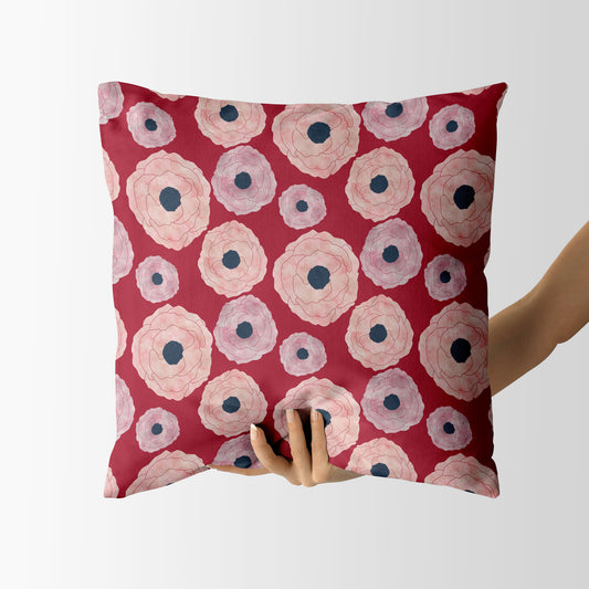 Suave flowers II Square Cushion
