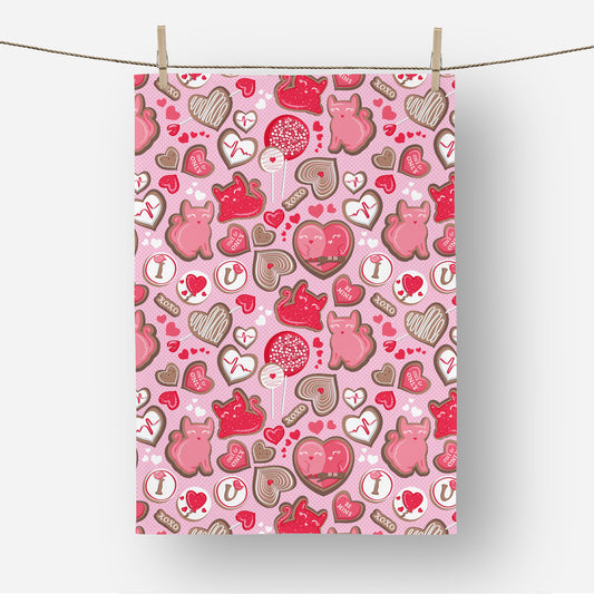 Valentine sweetness II - Tea Towel