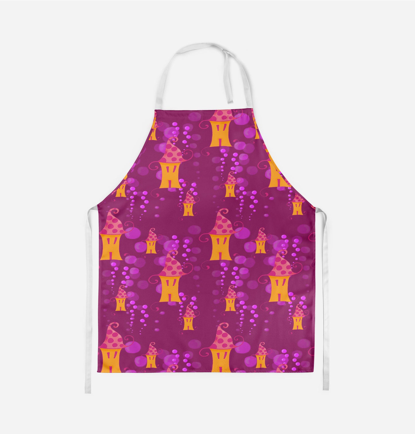 Fairy Houses and Purple Bubbles - Kids Apron