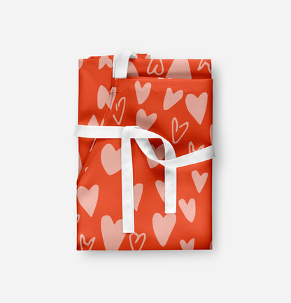 Valentine's hearts II Adult Apron