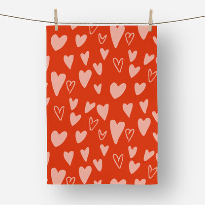 Valentine's heart II - Tea Towel
