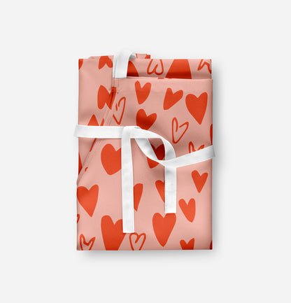 Valentine's heart Adult Apron