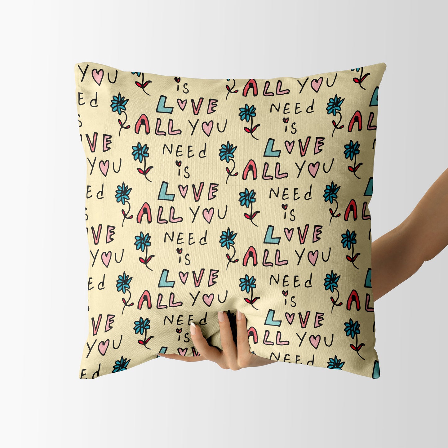 All you need is love - Square Cushion