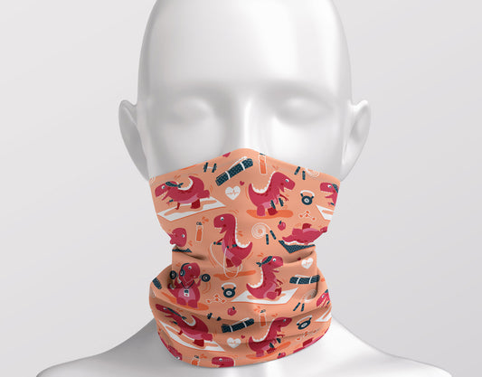 Fitness T-rex Dinosaurs Child Snood