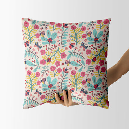 Springtime Nature- Square Cushion