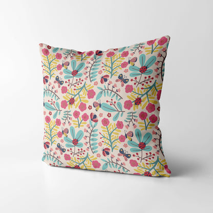 Springtime Nature- Square Cushion