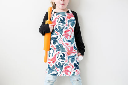 Dragon and Phoenix Fire Kids Apron