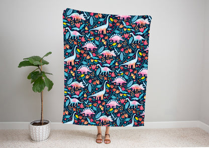 Dinosaur Delight Bed Blanket Kids