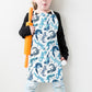 Leopard Gecko Blue Kids Apron
