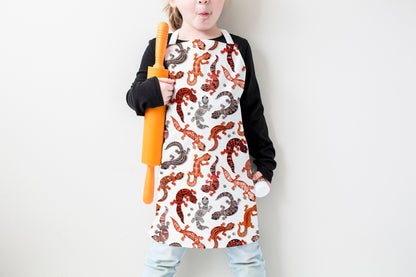 Leopard Gecko Kids Apron