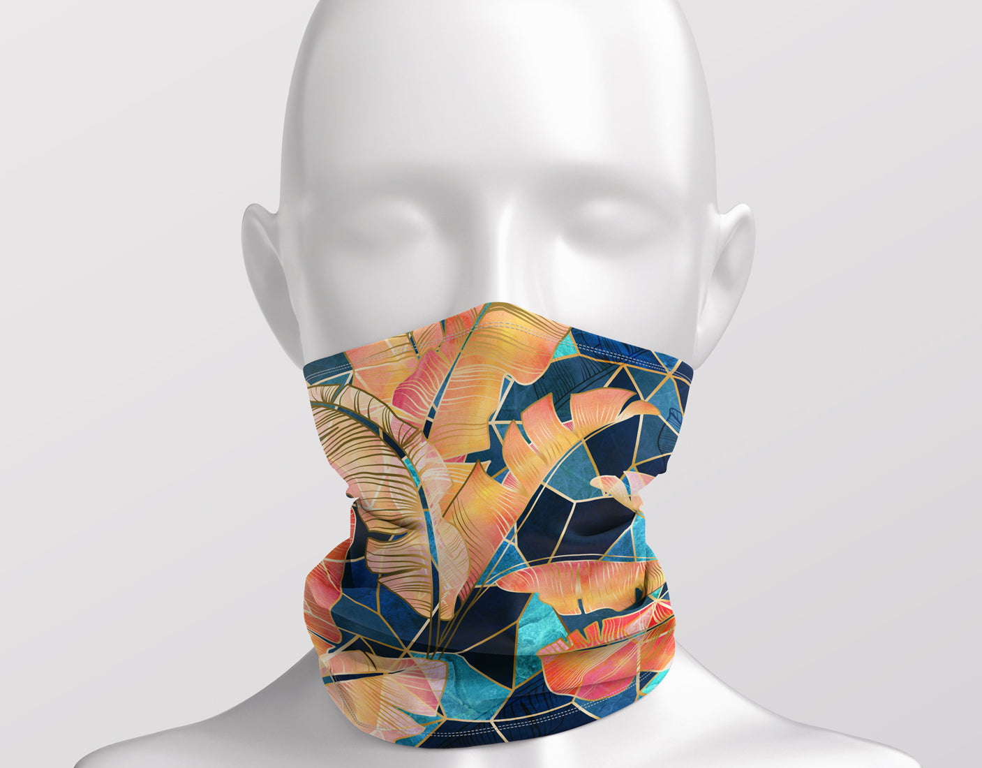 Marbled Tropical Sunset - Adult Snood