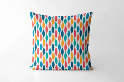 Retro Irregular Ogee Square Cushion