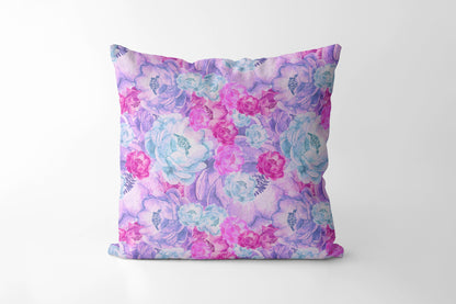 Floral World Square Cushion