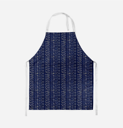 Navy Bohemian Tribal - Adult Apron