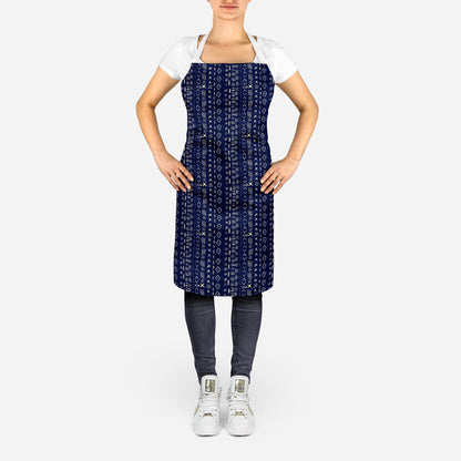 Navy Bohemian Tribal - Adult Apron