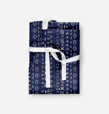 Navy Bohemian Tribal - Adult Apron