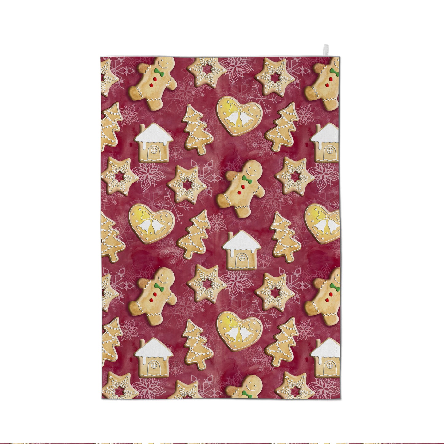 Gingerbread Christmas Cookies Tea Towel