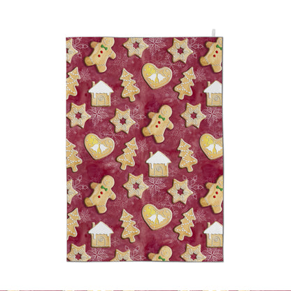 Gingerbread Christmas Cookies Tea Towel