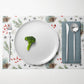 Winter Pine and Red Berries Placemat