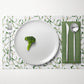 Nature Winter Mistletoe Twigs with Berries Placemat