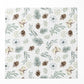 Winter Twigs with Cones and Flowers Dinner Napkin