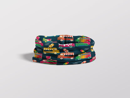 Topsy Turvy Frutalicious Ice Cream Trucks - Fruit Popsicles Blue Child Snood