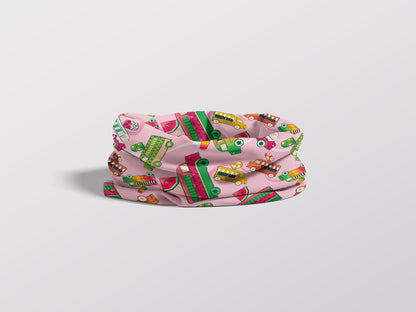 Topsy Turvy Frutalicious Ice Cream Trucks - Fruit Popsicles Pink Child Snood