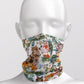 Cat and Floral Pattern III - Adult Snood