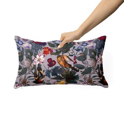 Floral and Birds XL Rectangle Cushion