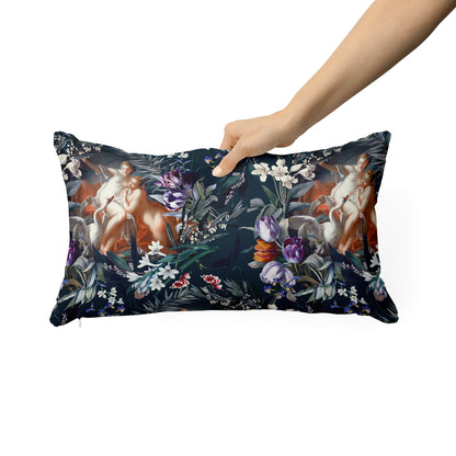 Leda and the Swan Rectangle Cushion