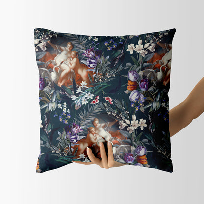 Leda and the Swan Square Cushion