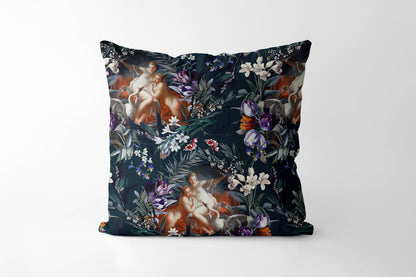 Leda and the Swan Square Cushion