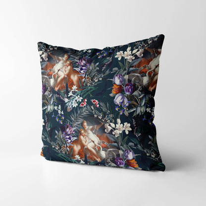 Leda and the Swan Square Cushion