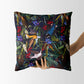 Midnight Birds I Square Cushion
