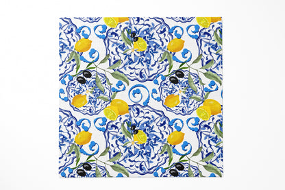Sicilian Style Citrus Dinner Napkin