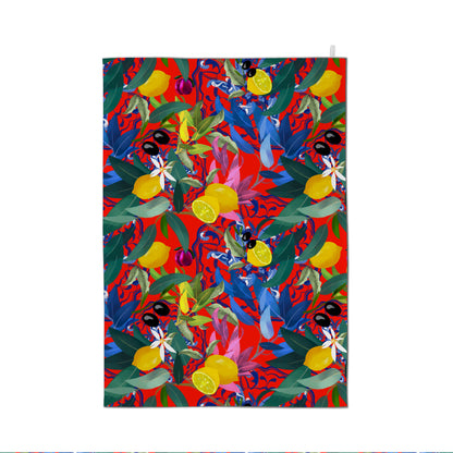 Citrus Sicilian Style Tea Towel