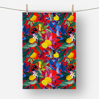 Citrus Sicilian Style Tea Towel