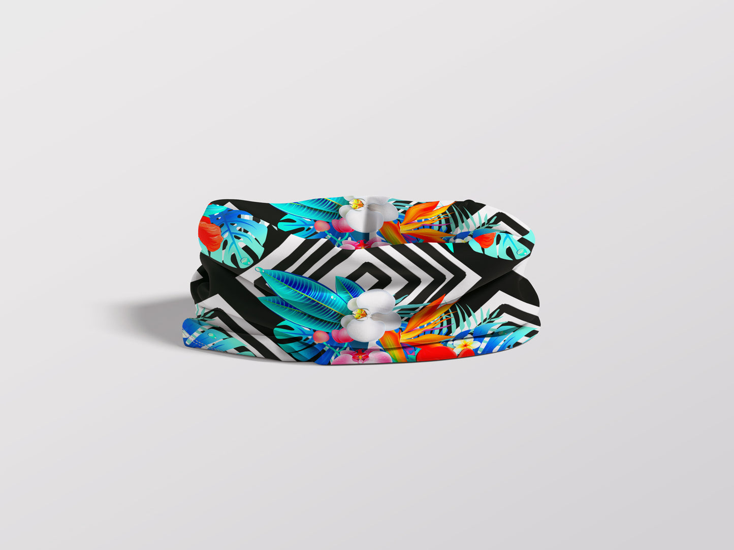 Tropical flowers - Adult Snood