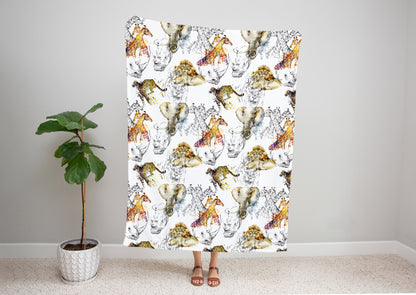 Safary Animals Blanket