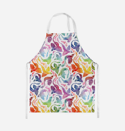 Dragon Fire Rainbow Kids Apron