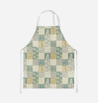 Cotswold Leaf Patchwork  - Adult Apron